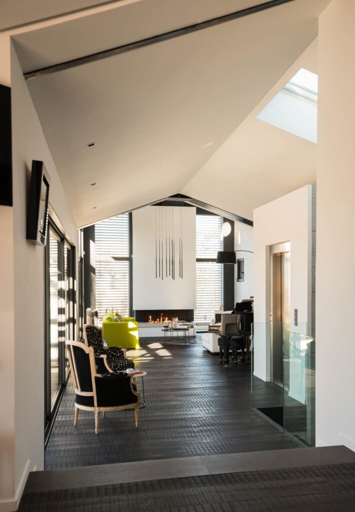 cheminée à gaze blanc metalfire