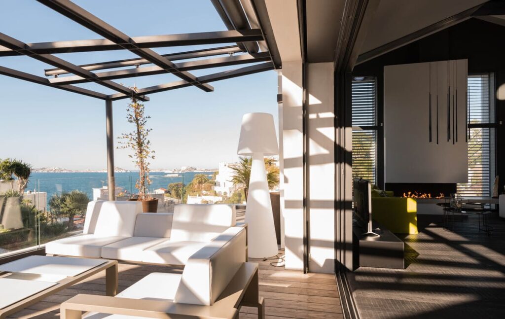 cheminée gaz moderne metalfire