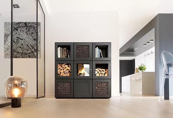 cheminée contemporaine esthétique appartememnt archiflam aix
